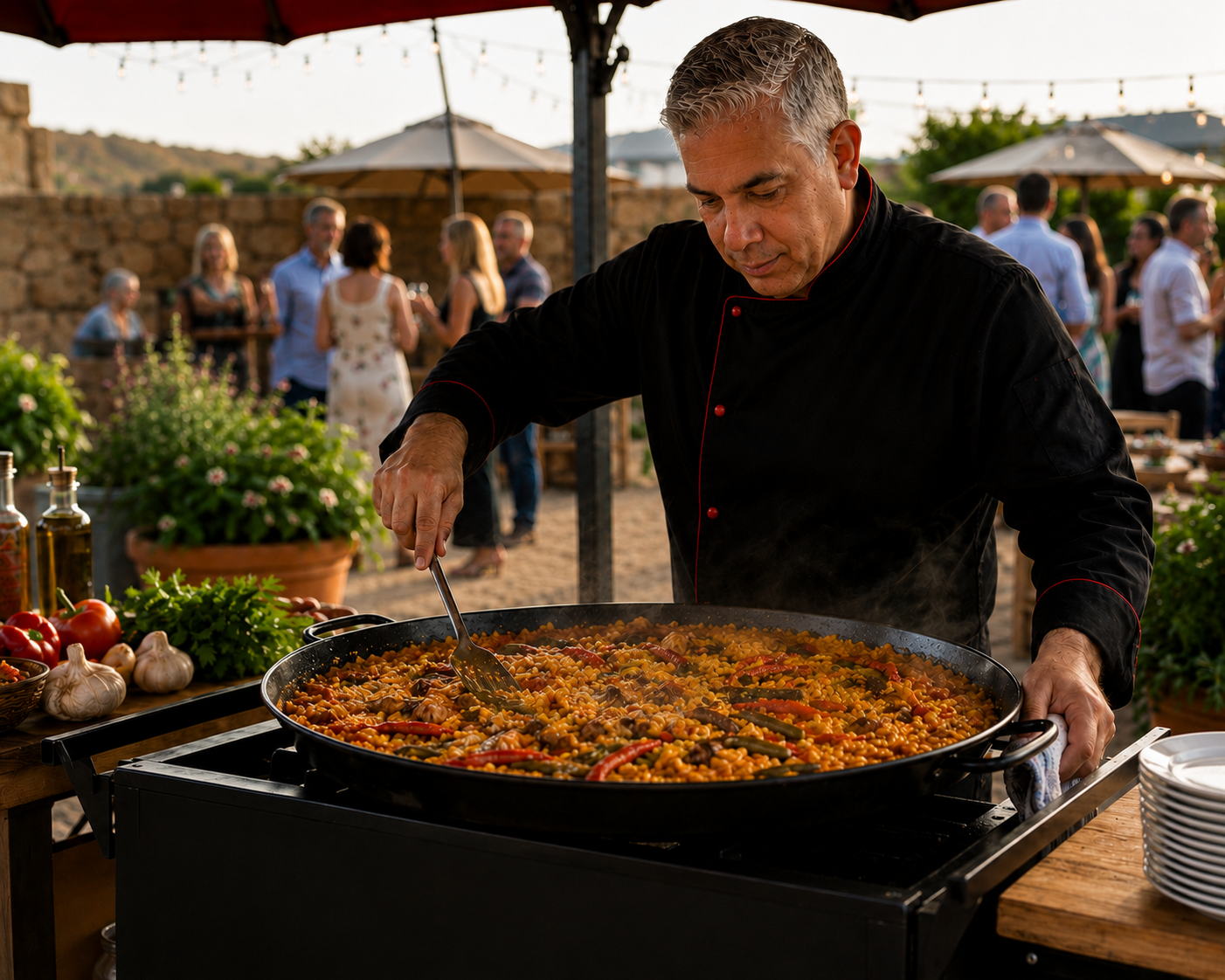 Live paella